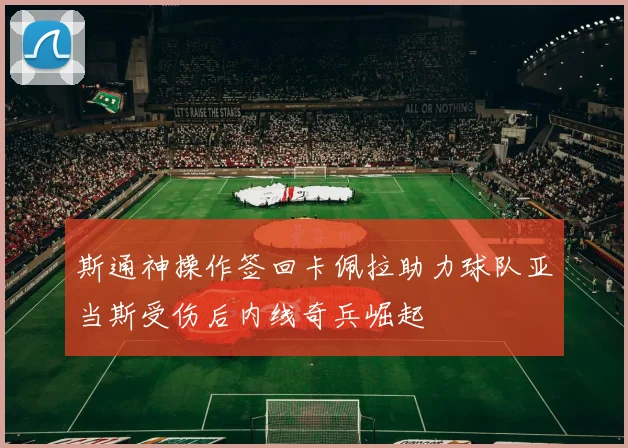 斯通神操作签回卡佩拉助力球队亚当斯受伤后内线奇兵崛起